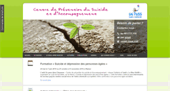 Desktop Screenshot of lesuicide.be